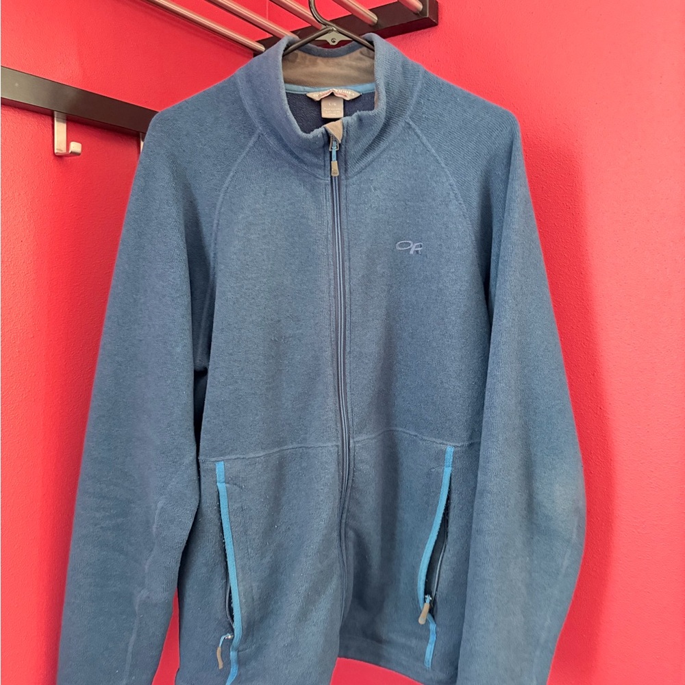 Outdoor Research Men's Zip-Up in Blue